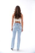 6024 DENİM TALL FLARE-MAVİ resmi